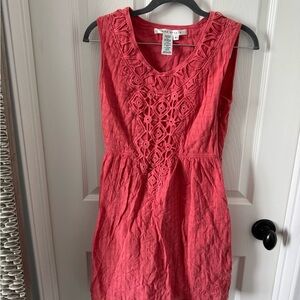 Max Studio Coral Sleeveless Mini Dress